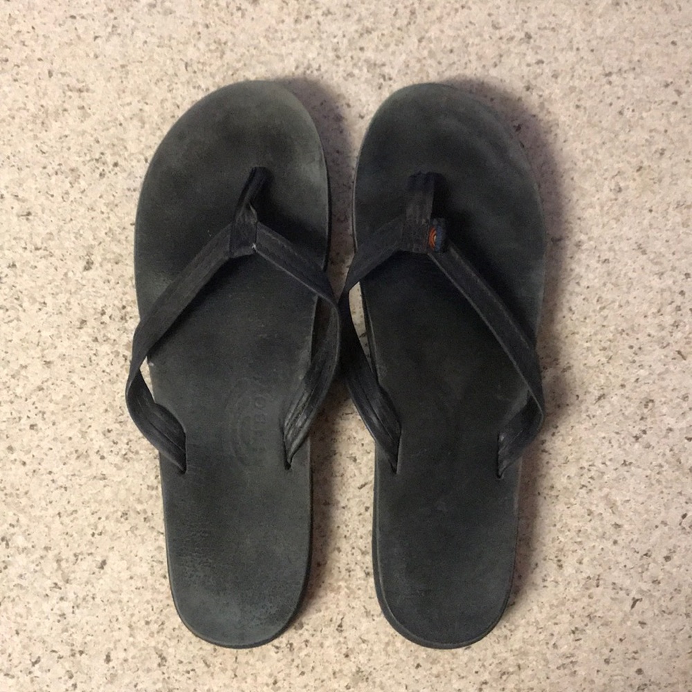 Black Rainbow Sandals